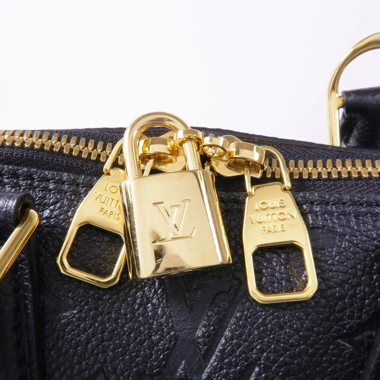 LOUIS VUITTON Alma M44829 兩用包 牛皮 黑色 牛皮 中古品A - 縮圖 6