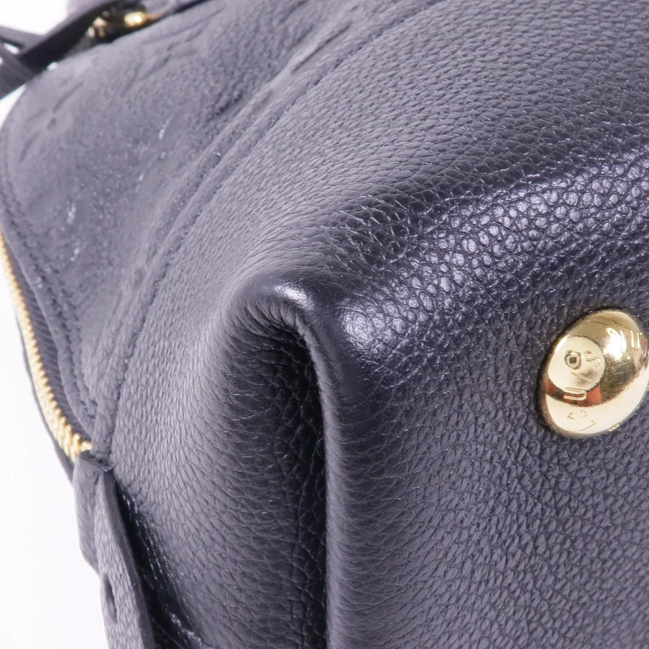 LOUIS VUITTON Alma M44829 兩用包 牛皮 黑色 牛皮 中古品A - 縮圖 8