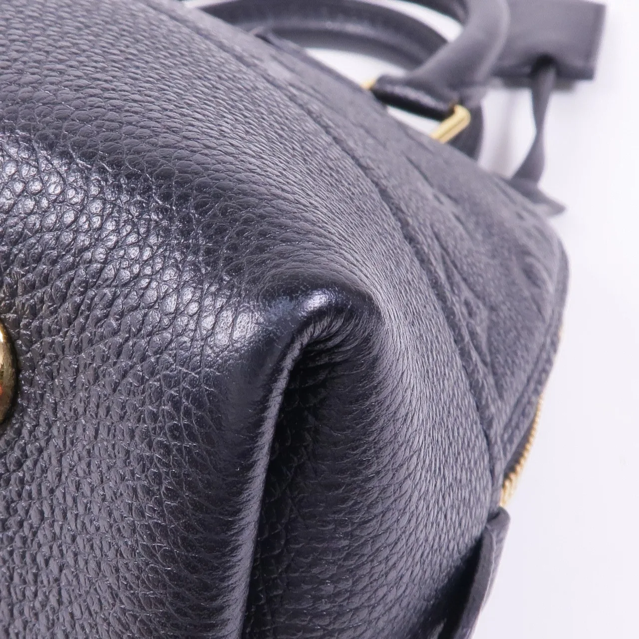 LOUIS VUITTON Alma M44829 兩用包 牛皮 黑色 牛皮 中古品A - 縮圖 9