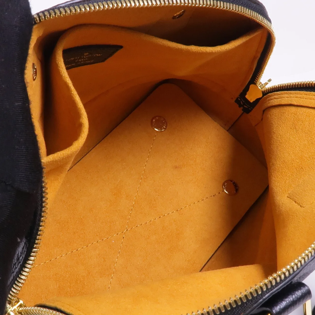 LOUIS VUITTON Alma M44829 兩用包 牛皮 黑色 牛皮 中古品A - 縮圖 11