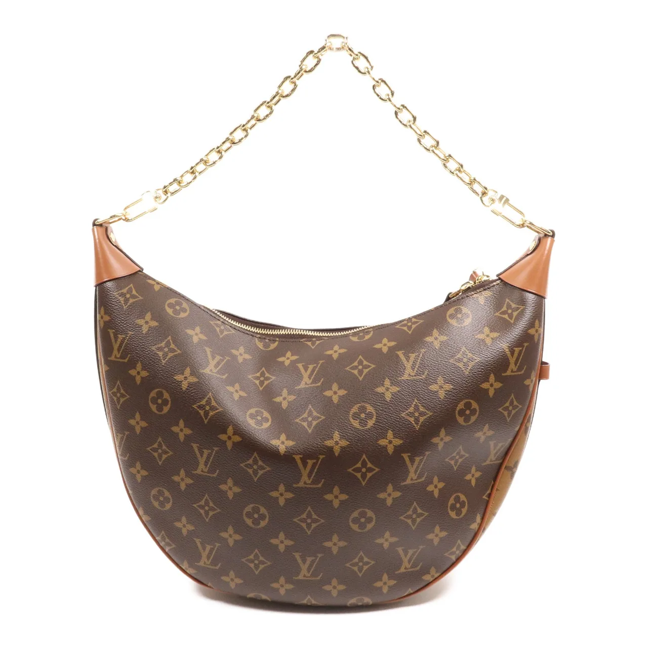 LOUIS VUITTON Loop M46311 兩用包 塗層帆布 棕色 塗層帆布 中古品A - 縮圖 2