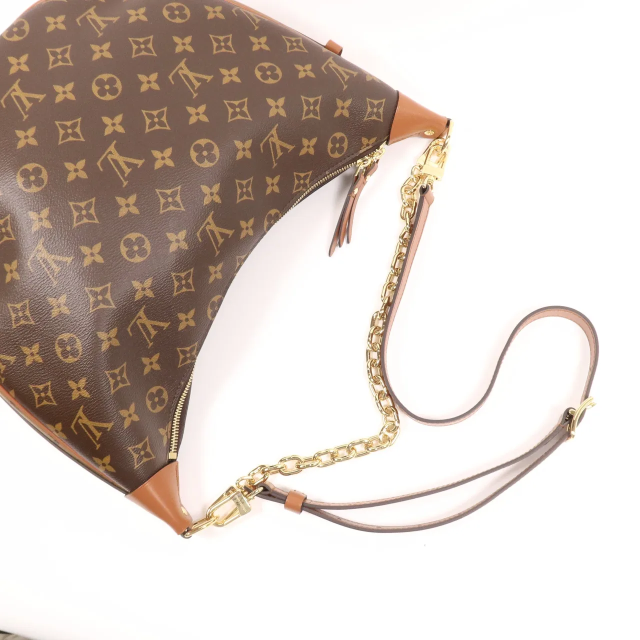 LOUIS VUITTON Loop M46311 兩用包 塗層帆布 棕色 塗層帆布 中古品A - 縮圖 4