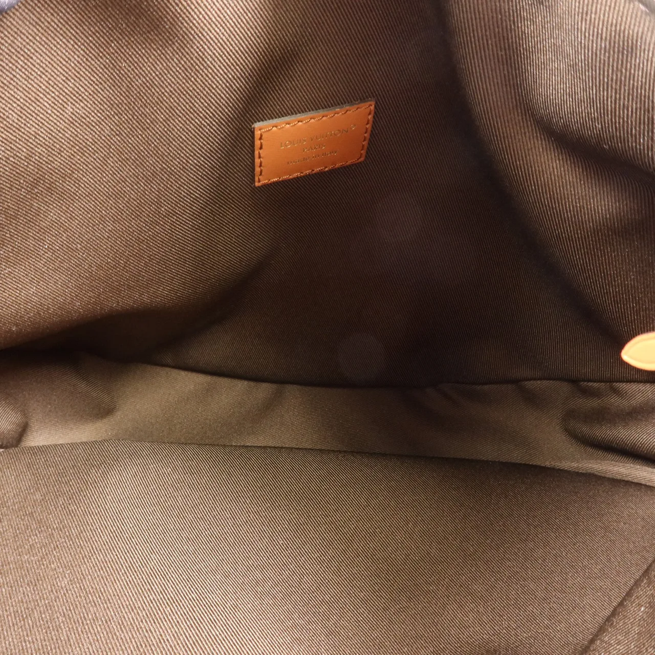 LOUIS VUITTON Loop M46311 兩用包 塗層帆布 棕色 塗層帆布 中古品A - 縮圖 10