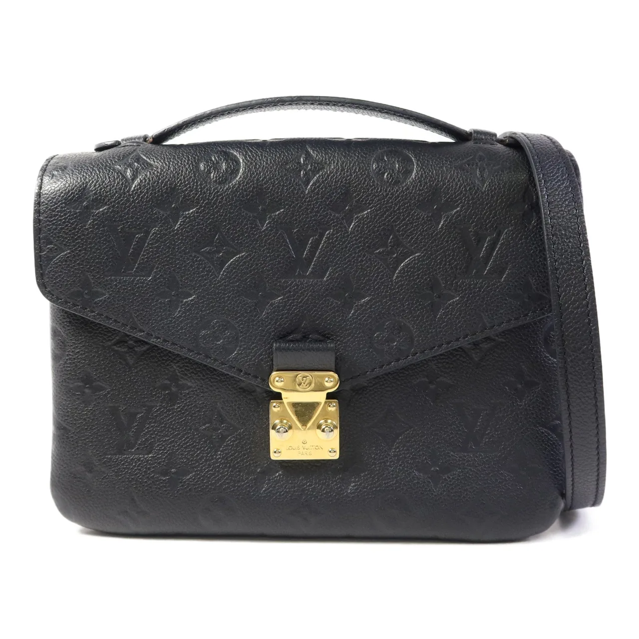 LOUIS VUITTON Pochette Metis M41487 兩用包 牛皮 黑色