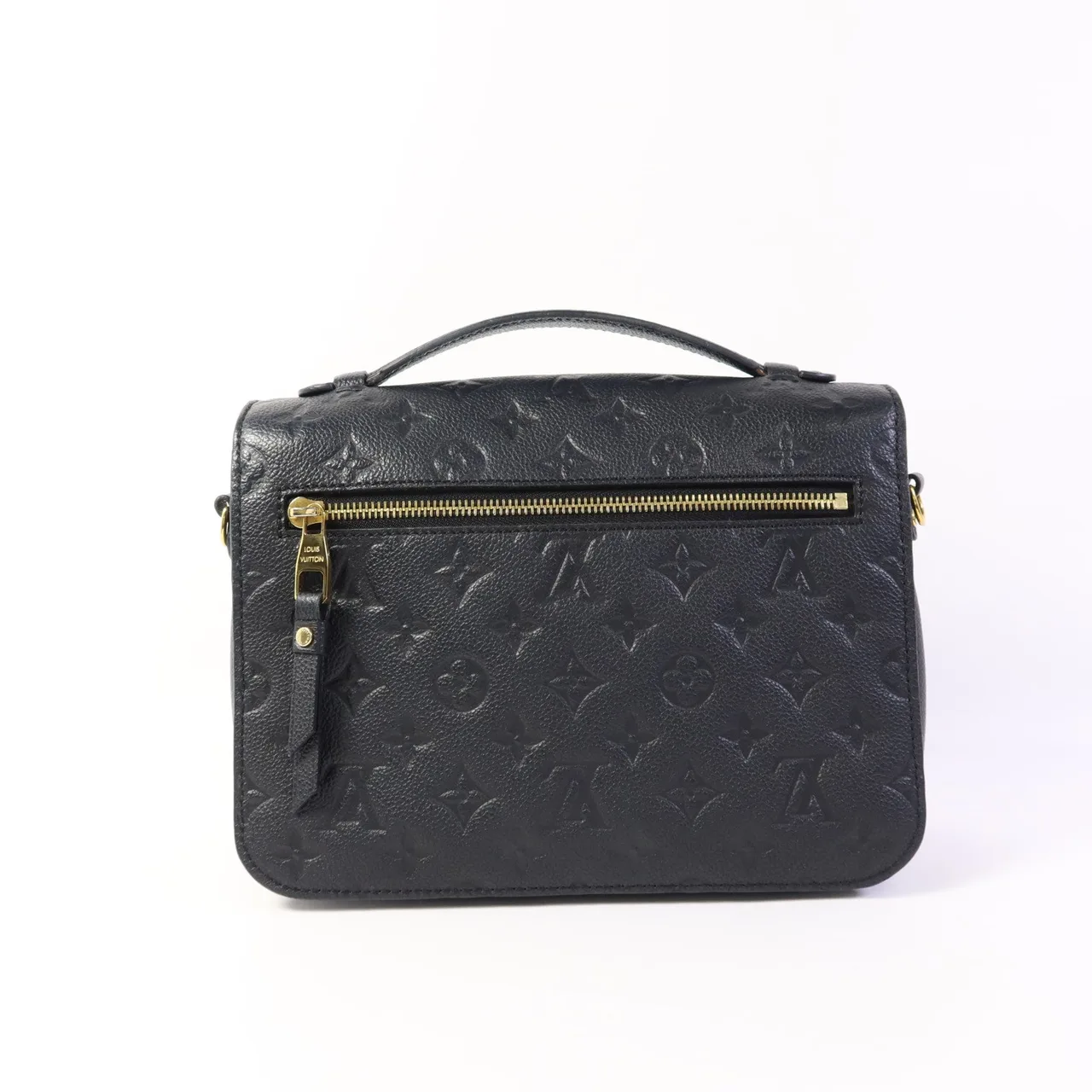 LOUIS VUITTON Pochette Metis M41487 兩用包 牛皮 黑色 牛皮 中古品B - 縮圖 3