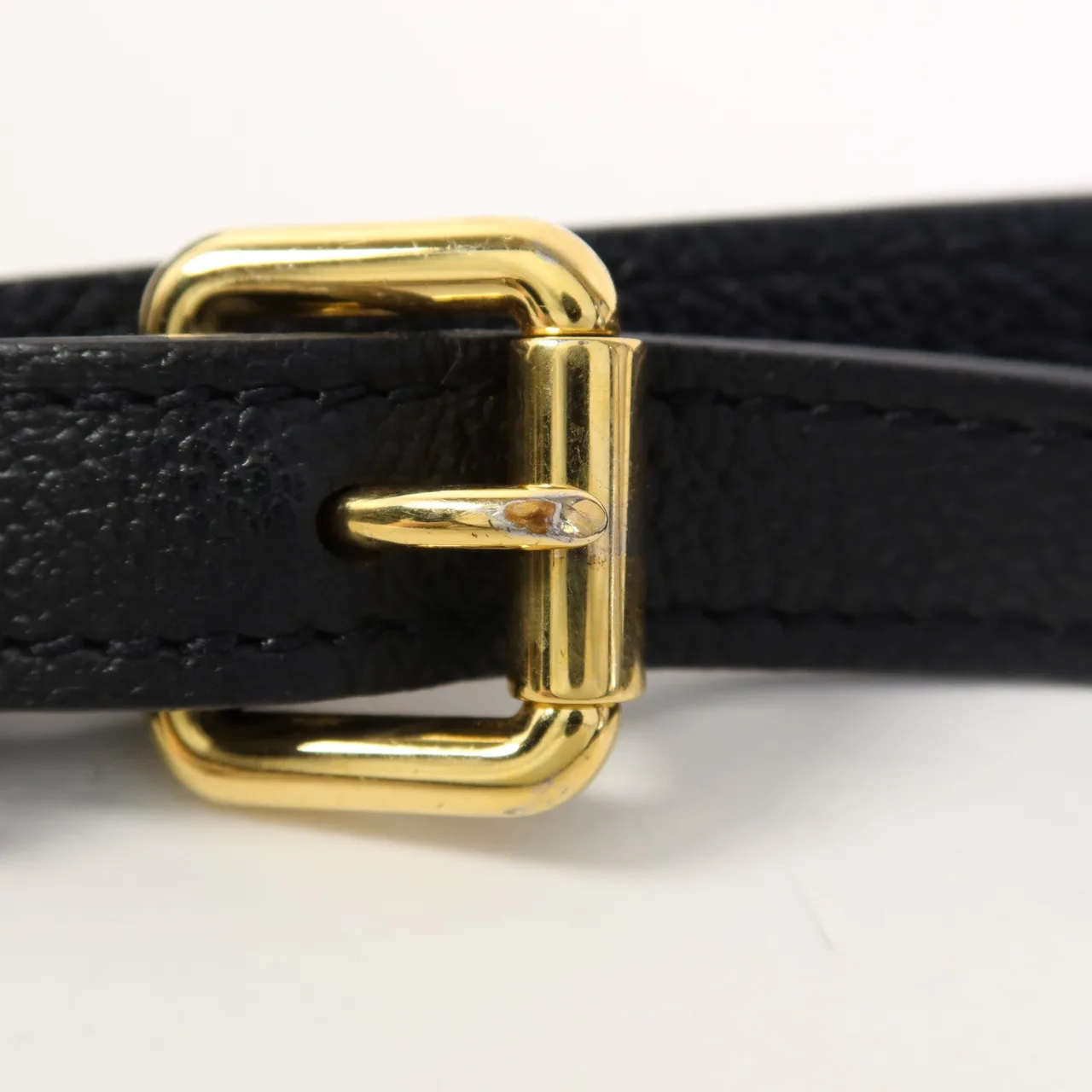 LOUIS VUITTON Pochette Metis M41487 兩用包 牛皮 黑色 牛皮 中古品B - 縮圖 12