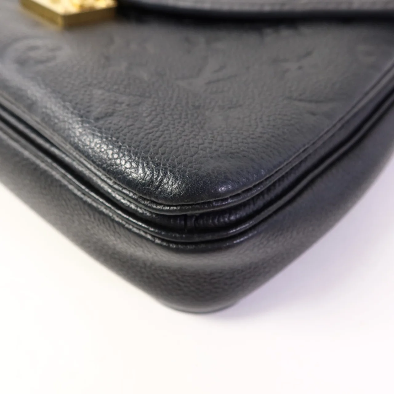 LOUIS VUITTON Pochette Metis M41487 兩用包 牛皮 黑色 牛皮 中古品B - 縮圖 14