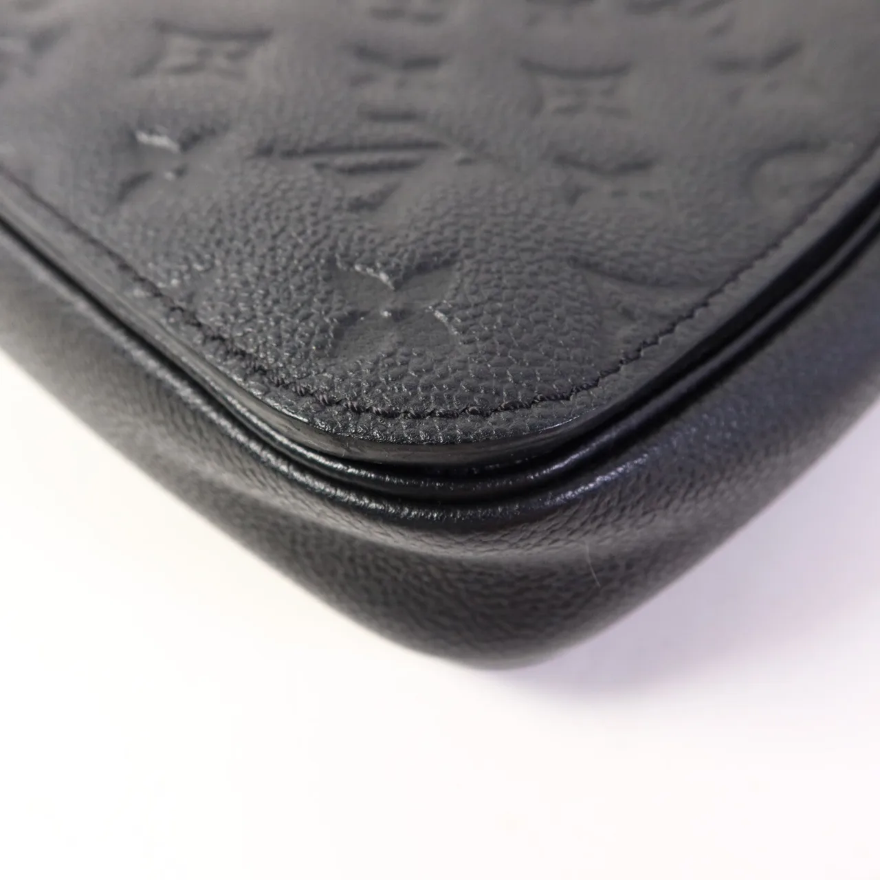 LOUIS VUITTON Pochette Metis M41487 兩用包 牛皮 黑色 牛皮 中古品B - 縮圖 16