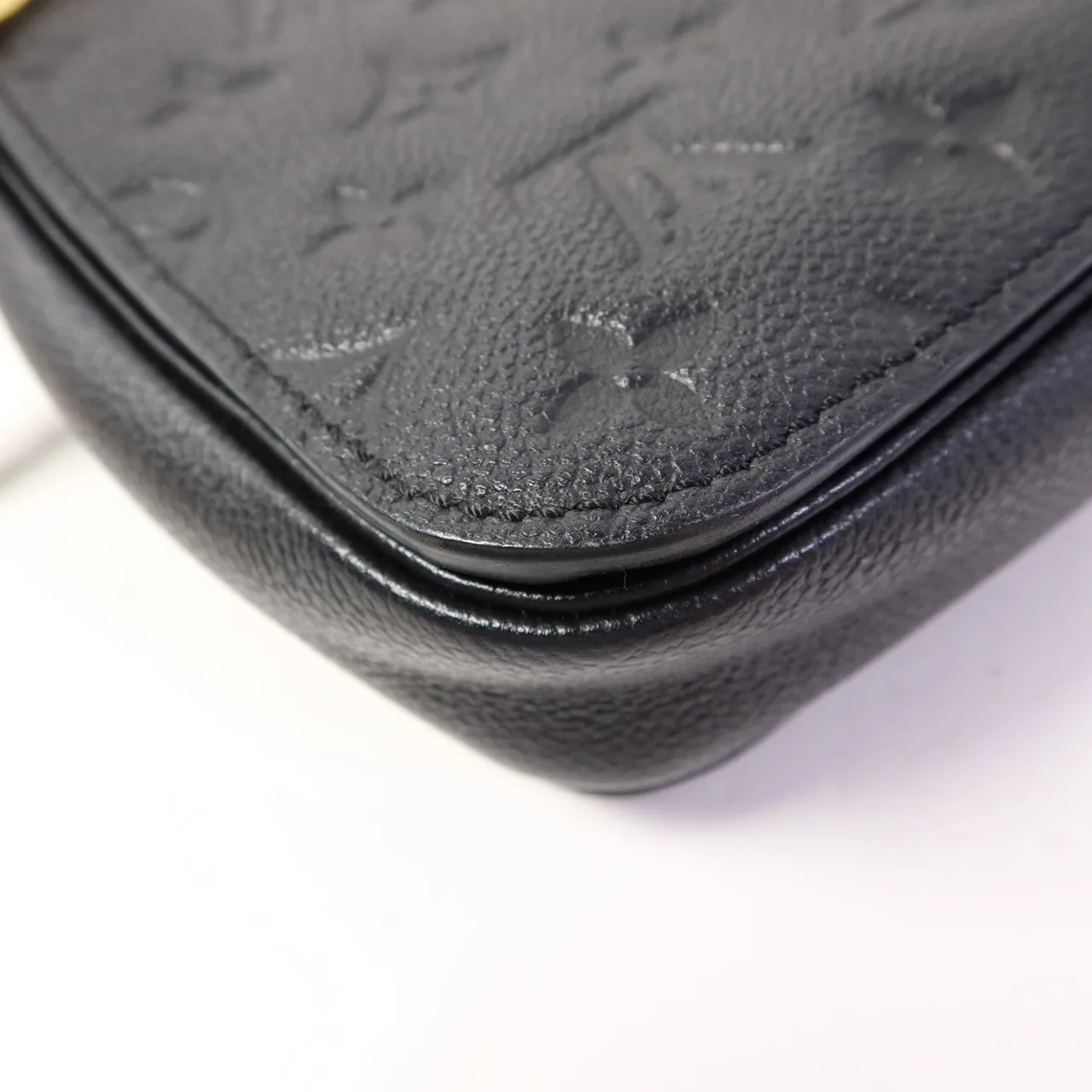 LOUIS VUITTON Pochette Metis M41487 兩用包 牛皮 黑色 牛皮 中古品B - 縮圖 17