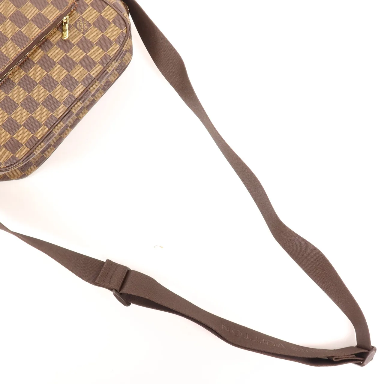LOUIS VUITTON Olaf N4144 肩背包 塗層帆布 棕色 塗層帆布 中古品A - 縮圖 8
