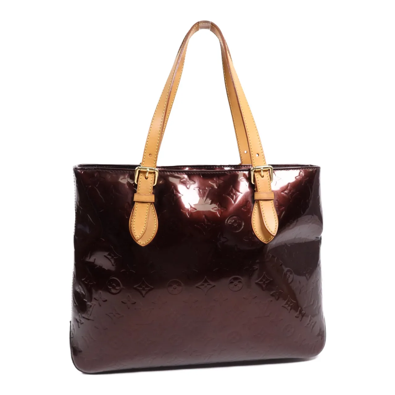 LOUIS VUITTON M91994 手提包 皮革 紅色 皮革 中古品B - 縮圖 2