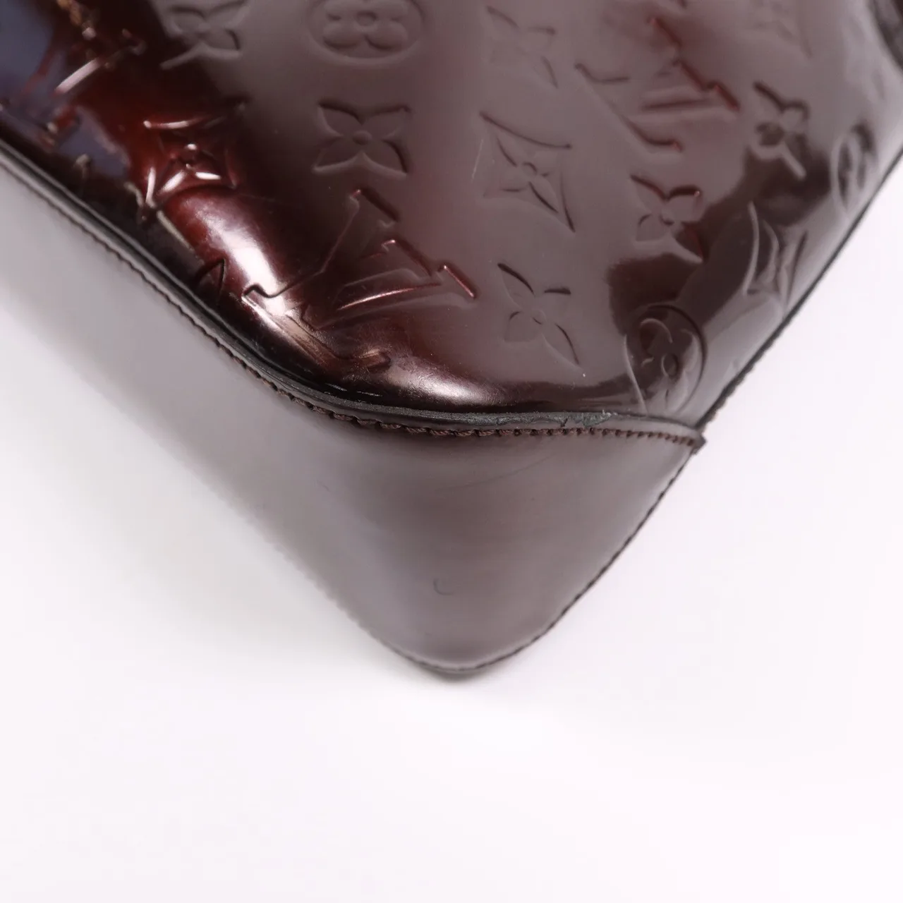 LOUIS VUITTON M91994 手提包 皮革 紅色 皮革 中古品B - 縮圖 5