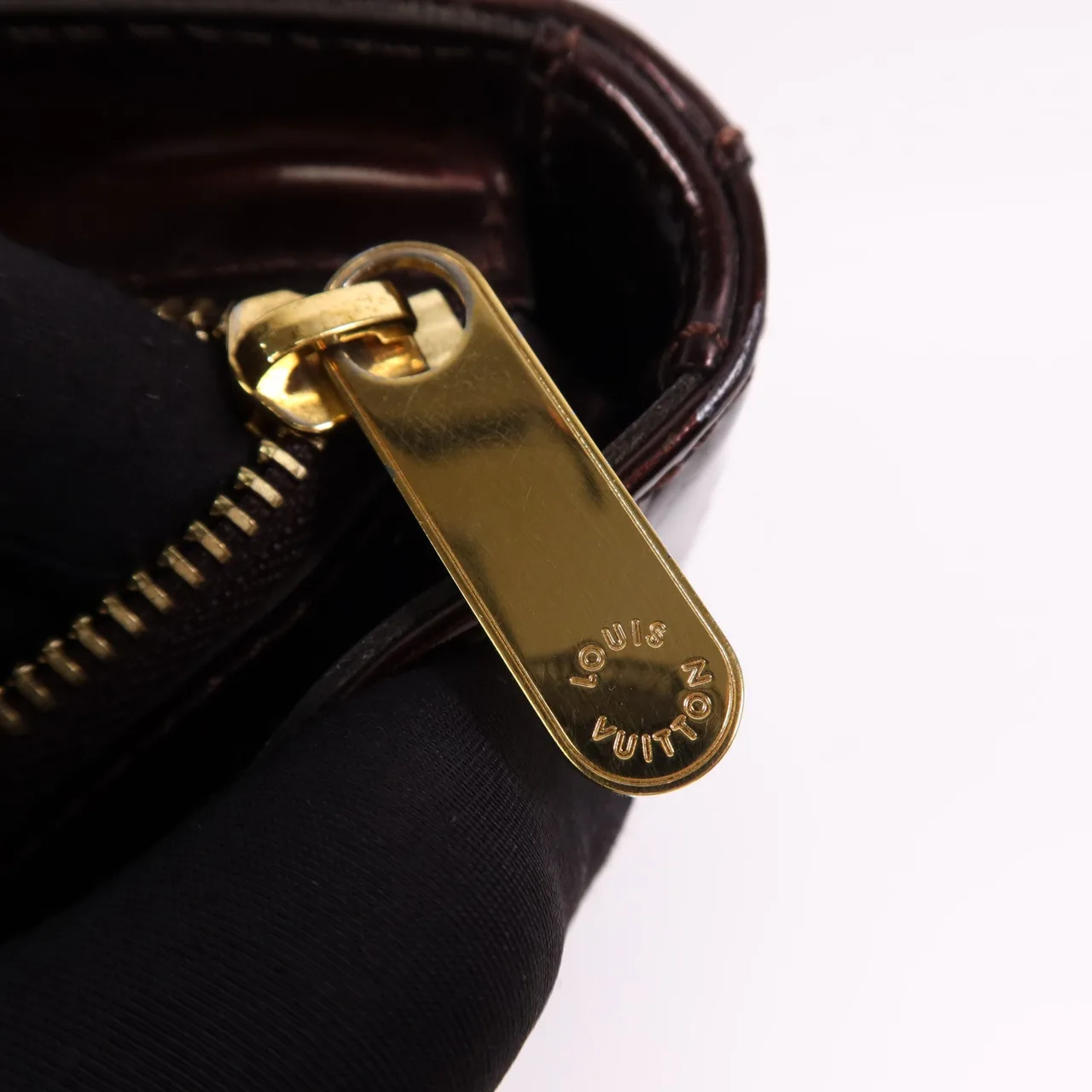 LOUIS VUITTON M91994 手提包 皮革 紅色 皮革 中古品B - 縮圖 12