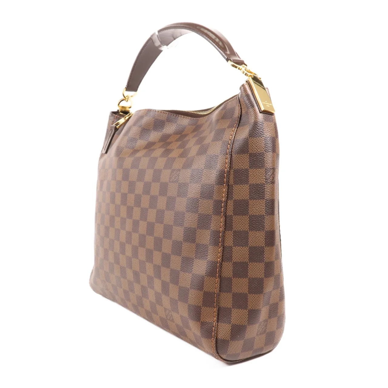 LOUIS VUITTON Portobello N41184 手提包 塗層帆布 棕色 / Brown 塗層帆布 中古品A - 縮圖 3