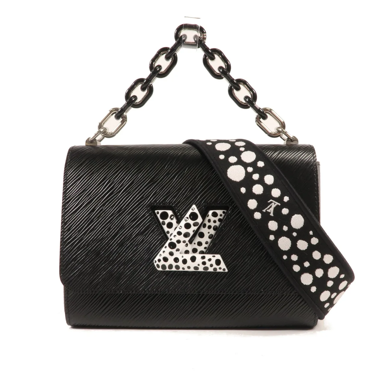 LOUIS VUITTON Twist M21694 2-Way Bag Calfskin 黑色