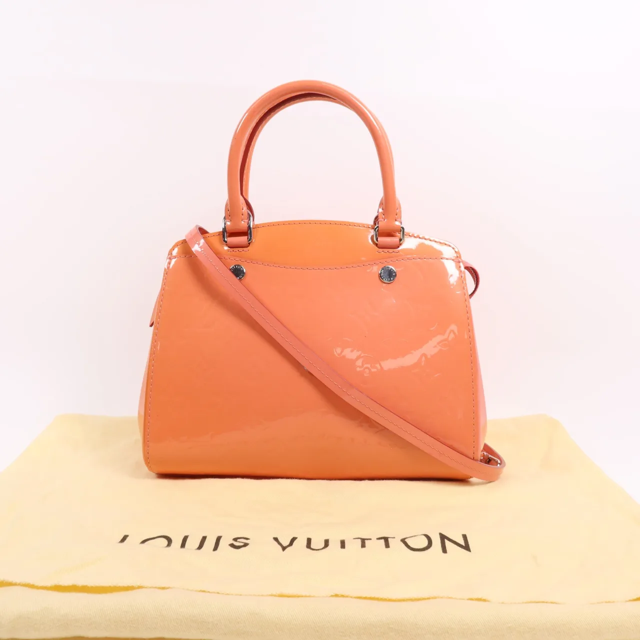 LOUIS VUITTON M50809 兩用包 皮革 橘色 / Orange 皮革 中古品B - 縮圖 9