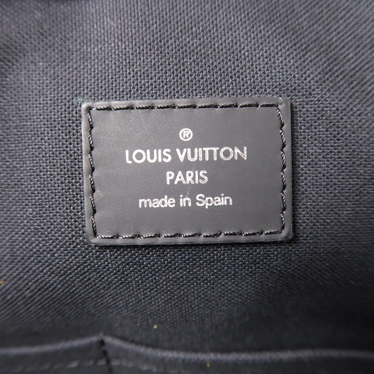 LOUIS VUITTON Porte Documents N41478 兩用包 塗層帆布 黑色 / Black 塗層帆布 中古品B - 縮圖 6