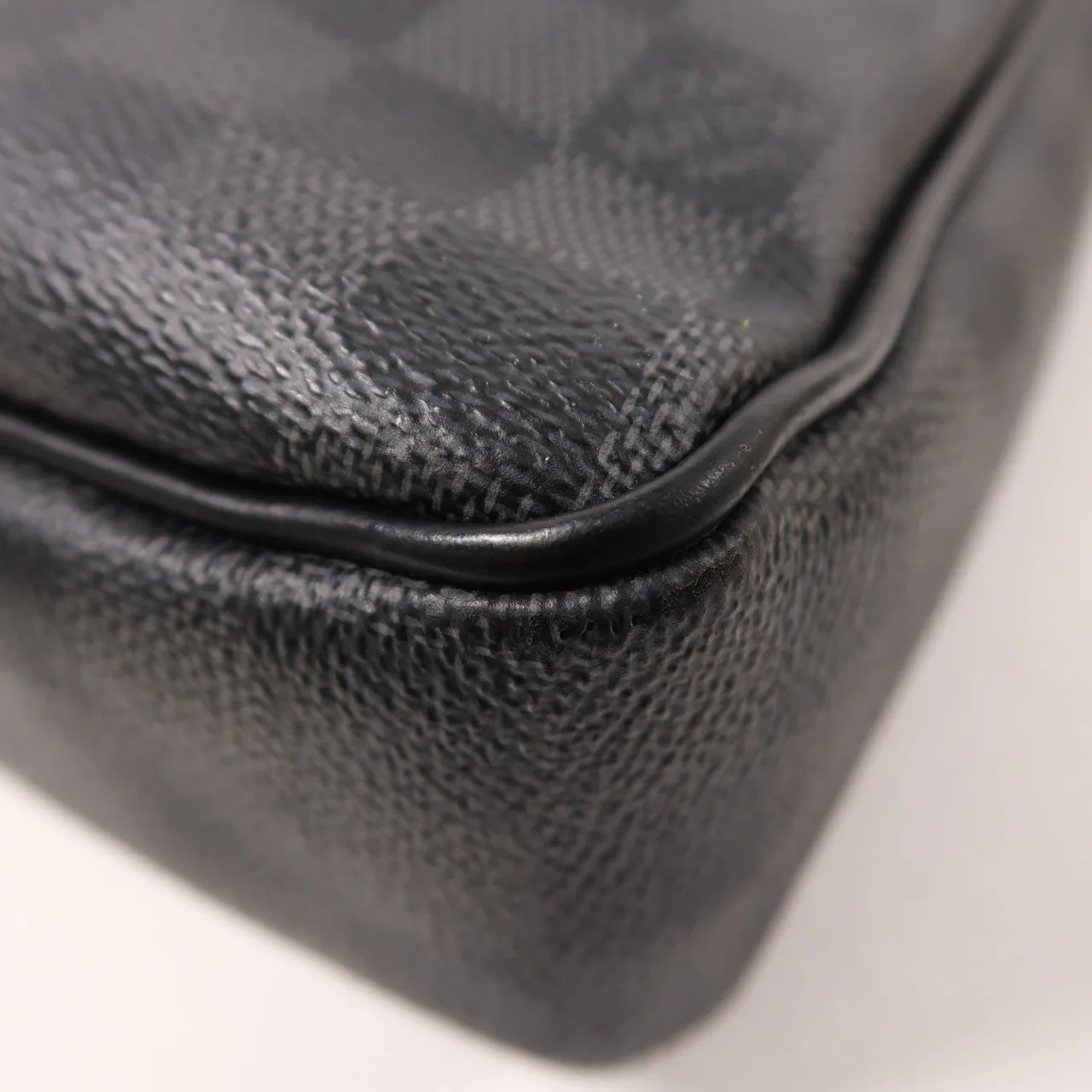 LOUIS VUITTON Porte Documents N41478 兩用包 塗層帆布 黑色 / Black 塗層帆布 中古品B - 縮圖 10