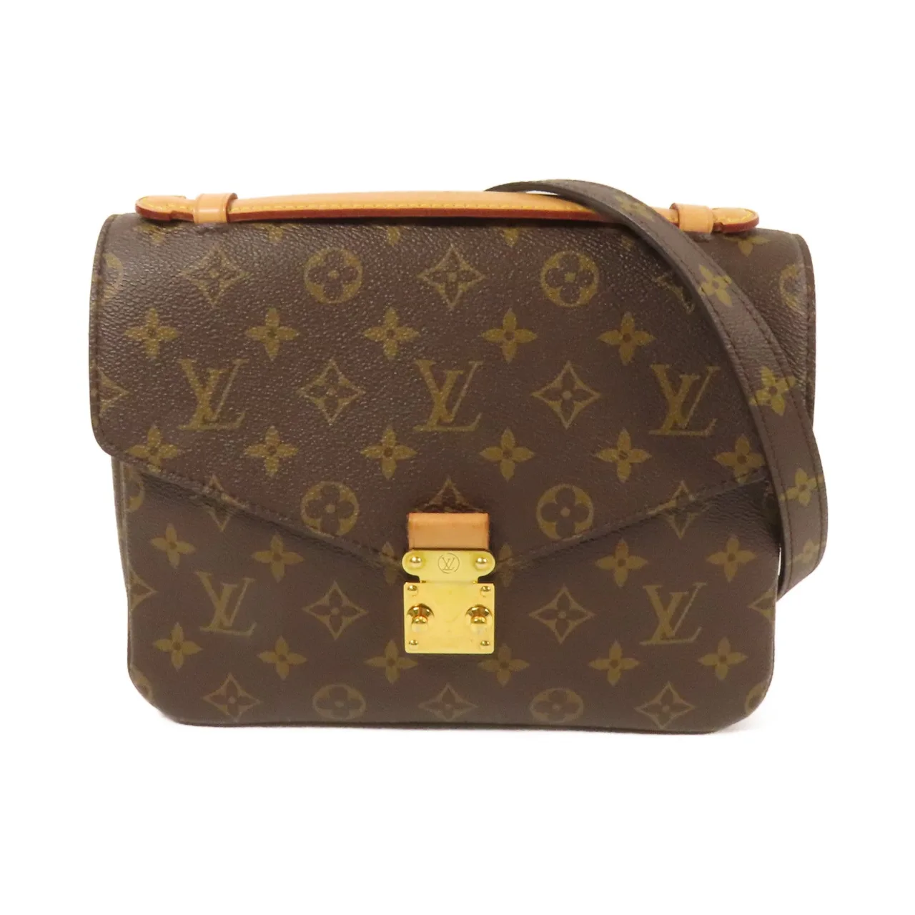 LOUIS VUITTON Pochette Metis M44875 兩用包 塗層帆布 棕色