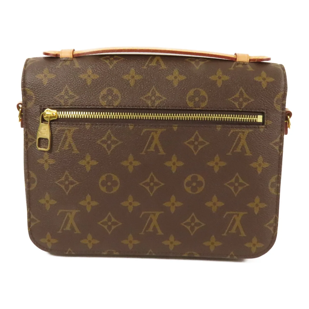 LOUIS VUITTON Pochette Metis M44875 兩用包 塗層帆布 棕色 塗層帆布 中古品B - 縮圖 2