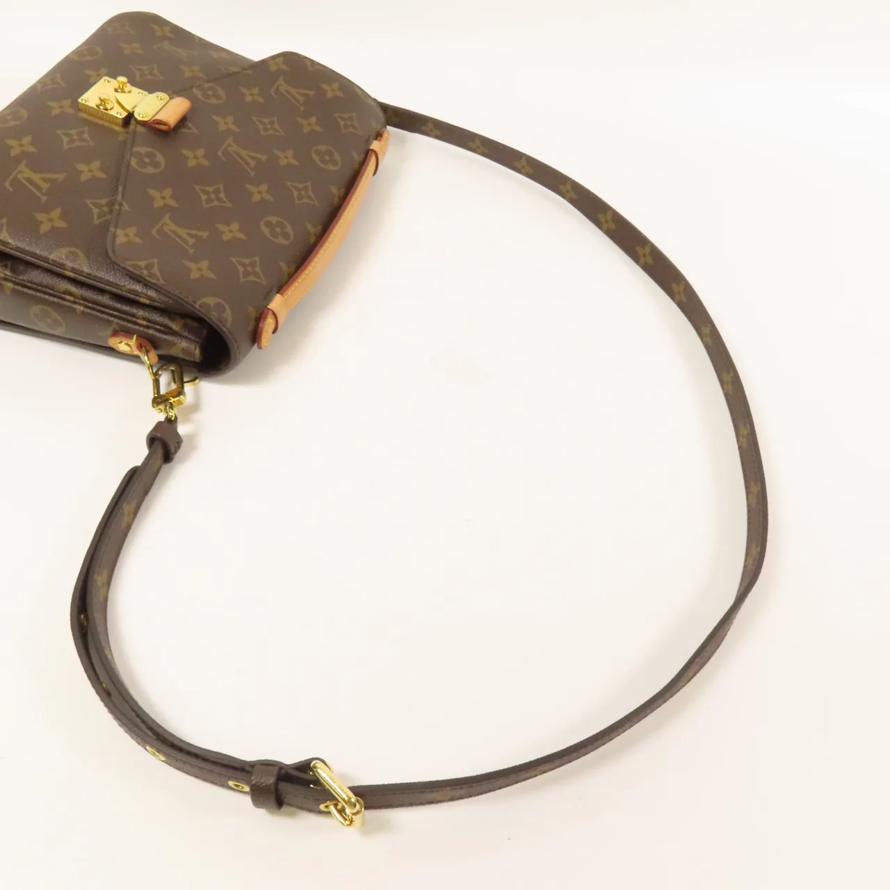 LOUIS VUITTON Pochette Metis M44875 兩用包 塗層帆布 棕色 塗層帆布 中古品B - 縮圖 6