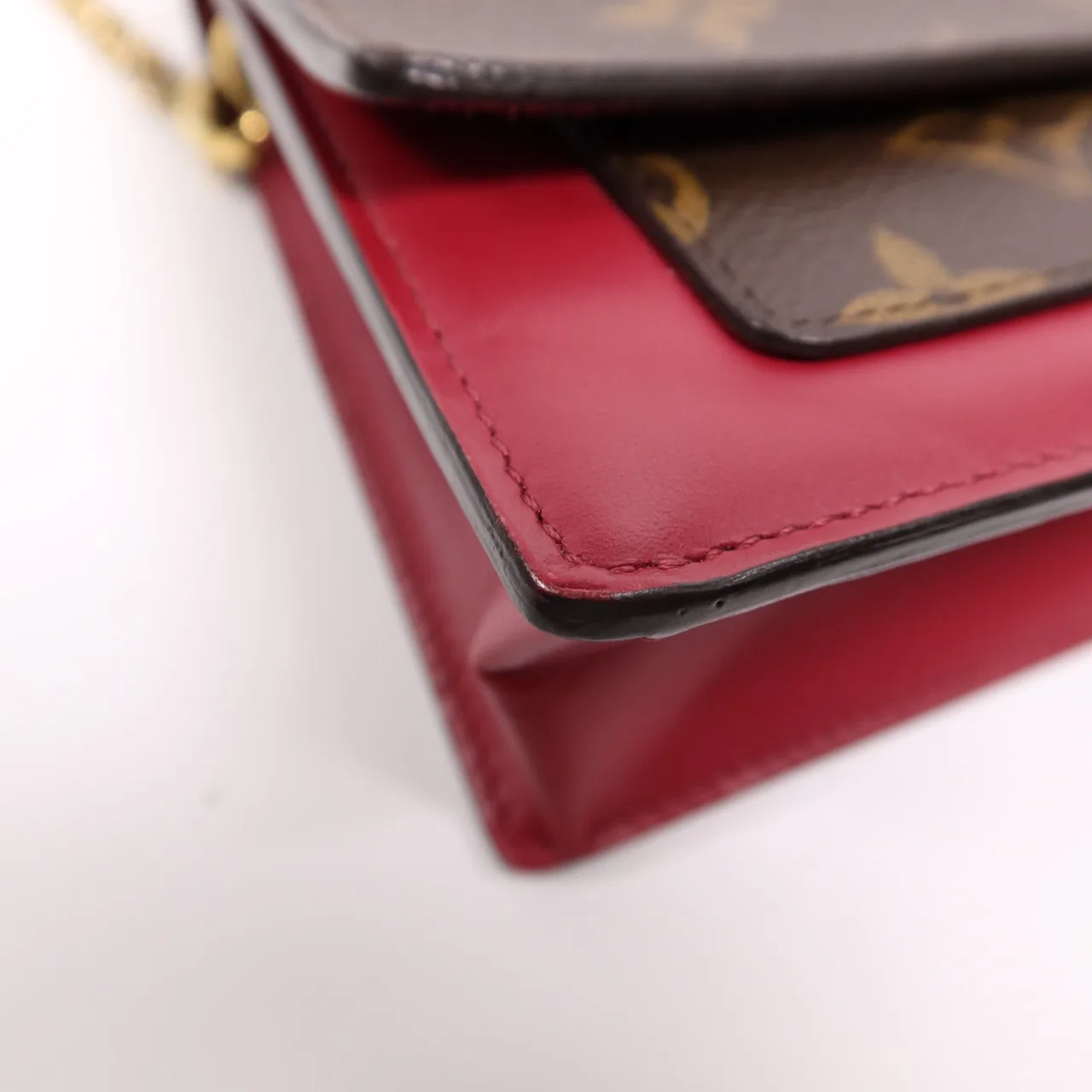 LOUIS VUITTON M69578 肩背包 塗層帆布 棕色 / 紅色 塗層帆布 中古品A - 縮圖 6