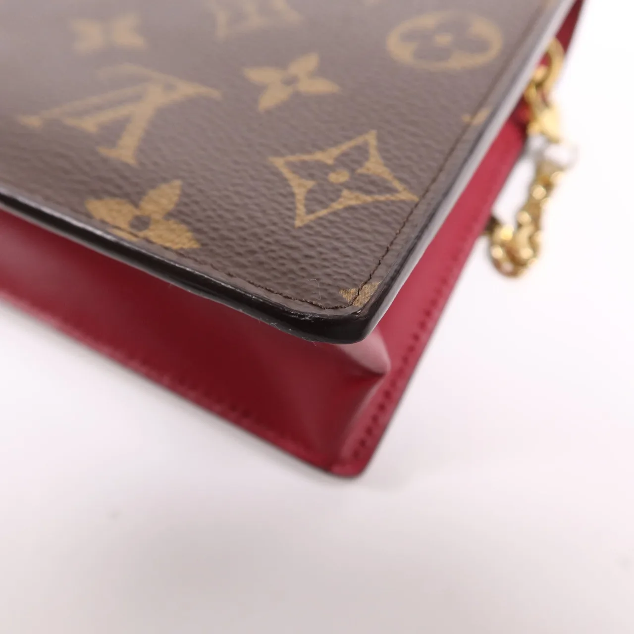 LOUIS VUITTON M69578 肩背包 塗層帆布 棕色 / 紅色 塗層帆布 中古品A - 縮圖 7