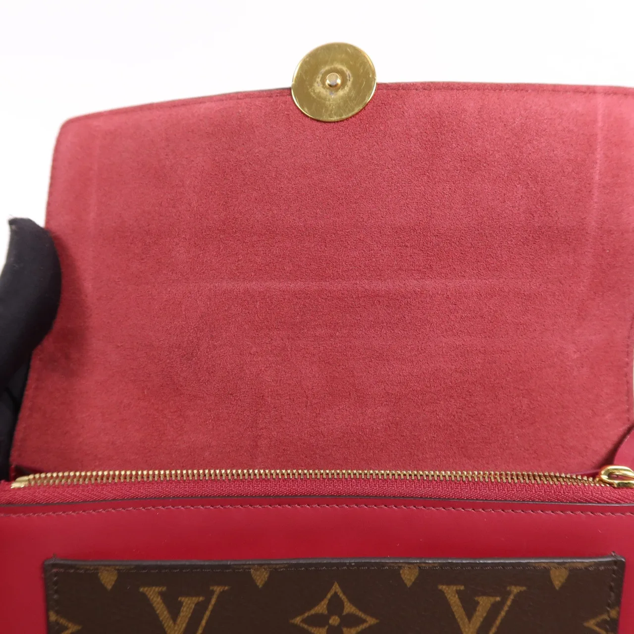 LOUIS VUITTON M69578 肩背包 塗層帆布 棕色 / 紅色 塗層帆布 中古品A - 縮圖 11