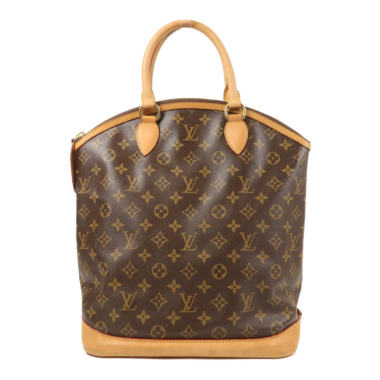 LOUIS VUITTON Lockit Vertical M40103 手提包 塗層帆布 棕色