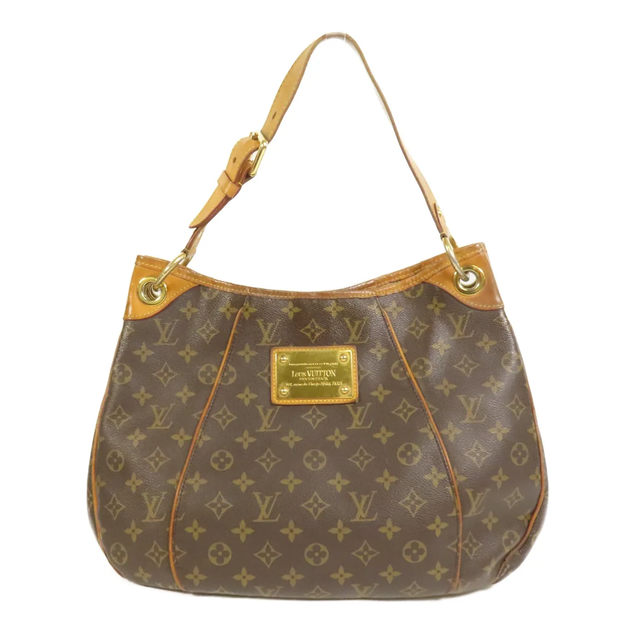 LOUIS VUITTON Galliera M56382 Shoulder Bag Coated Canvas 棕色