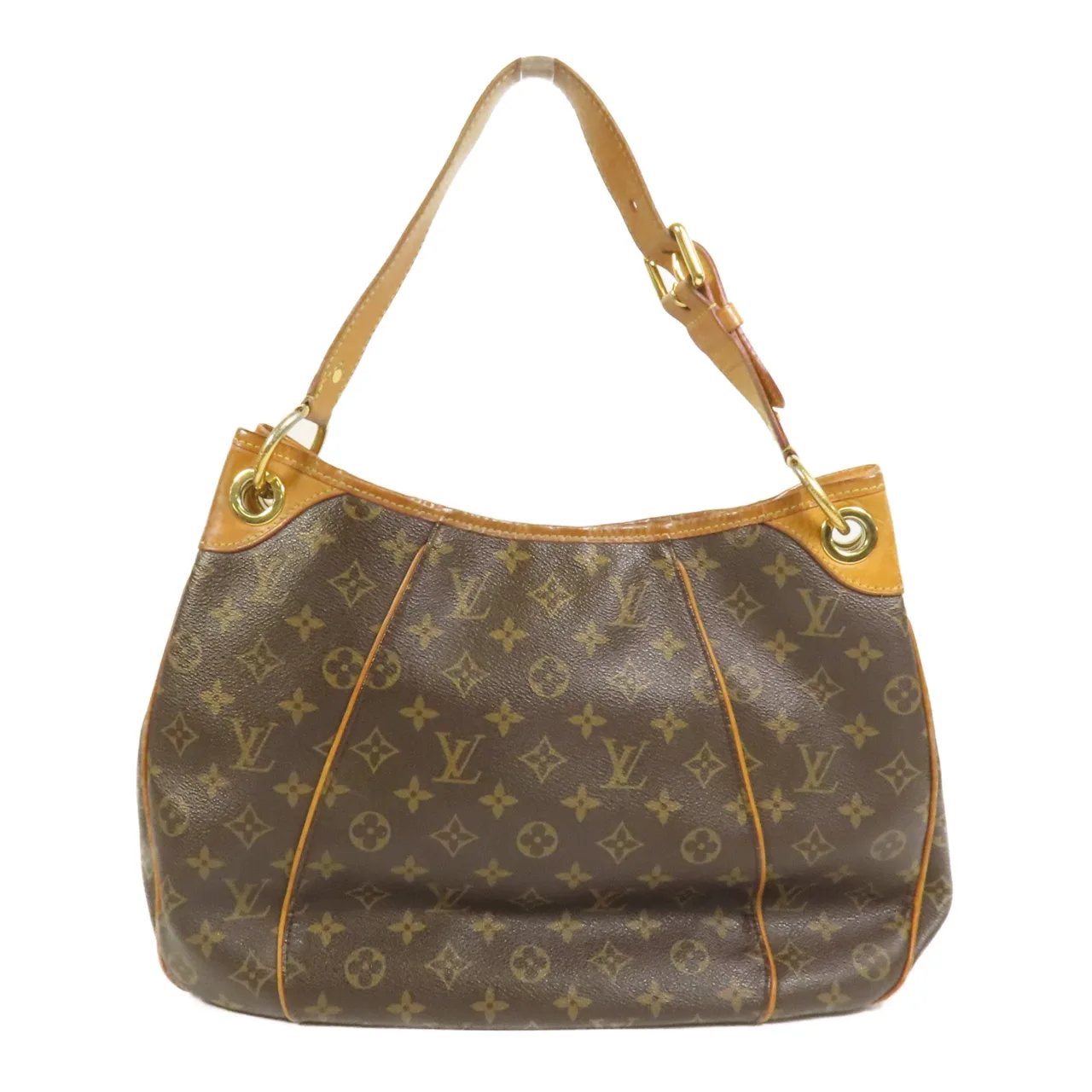 LOUIS VUITTON Galliera M56382 Shoulder Bag Coated Canvas 棕色 Coated Canvas Rank B - Thumbnail 2