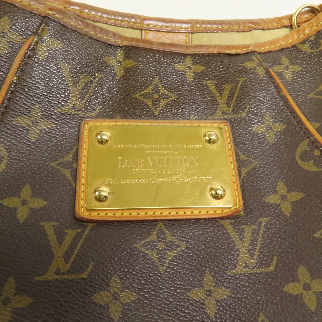 LOUIS VUITTON Galliera M56382 Shoulder Bag Coated Canvas 棕色 Coated Canvas Rank B - Thumbnail 7