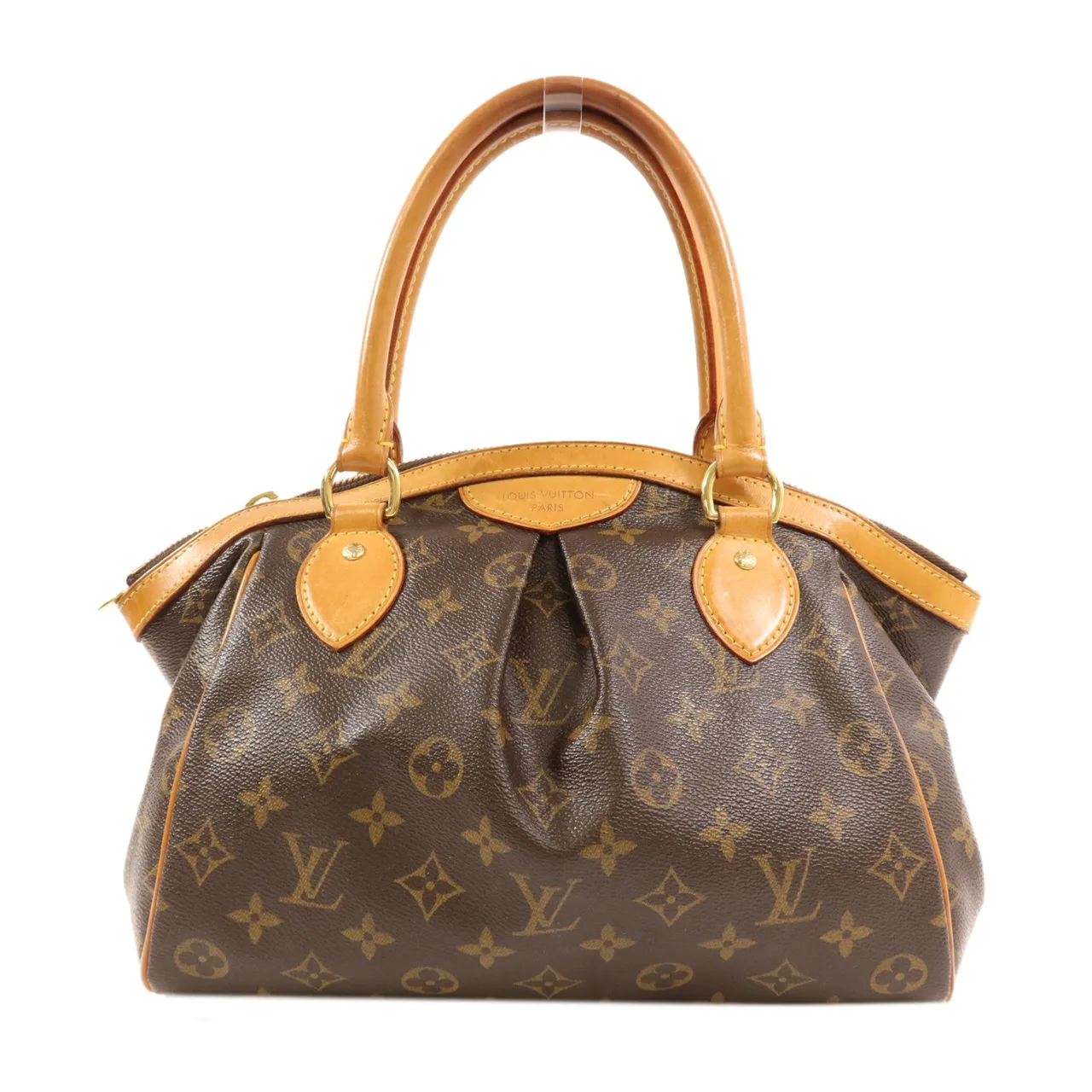 LOUIS VUITTON Tivoli M40143 Handbag Coated Canvas 棕色 / Brown