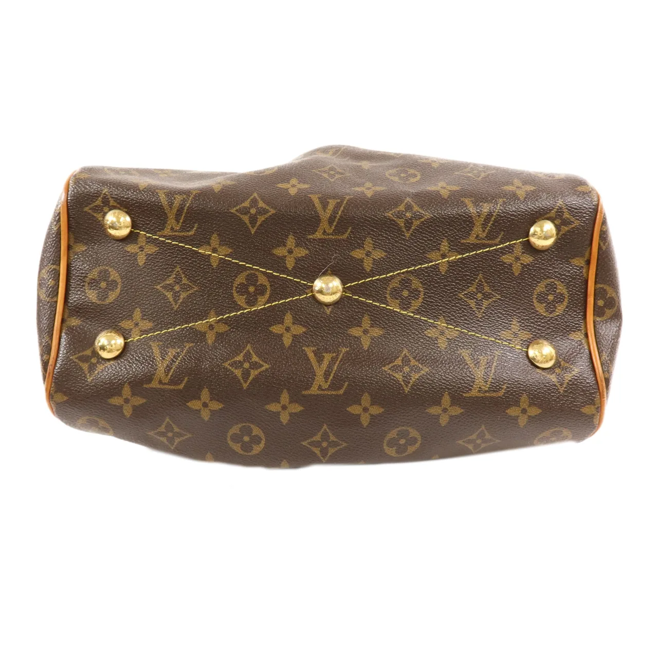 LOUIS VUITTON Tivoli M40143 Handbag Coated Canvas 棕色 / Brown Coated Canvas Rank B - Thumbnail 4