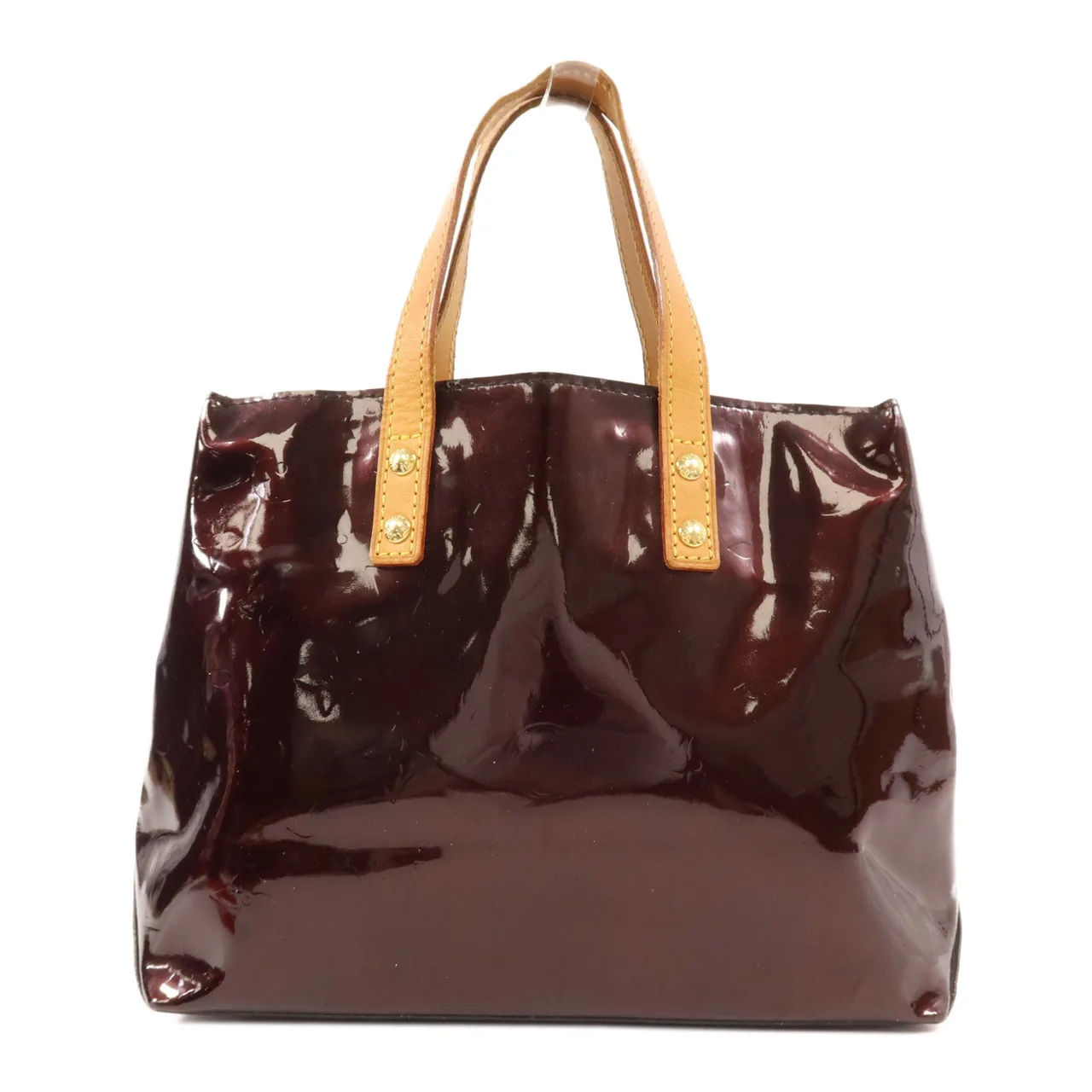 LOUIS VUITTON M91993 Handbag Leather 紅色 / Red