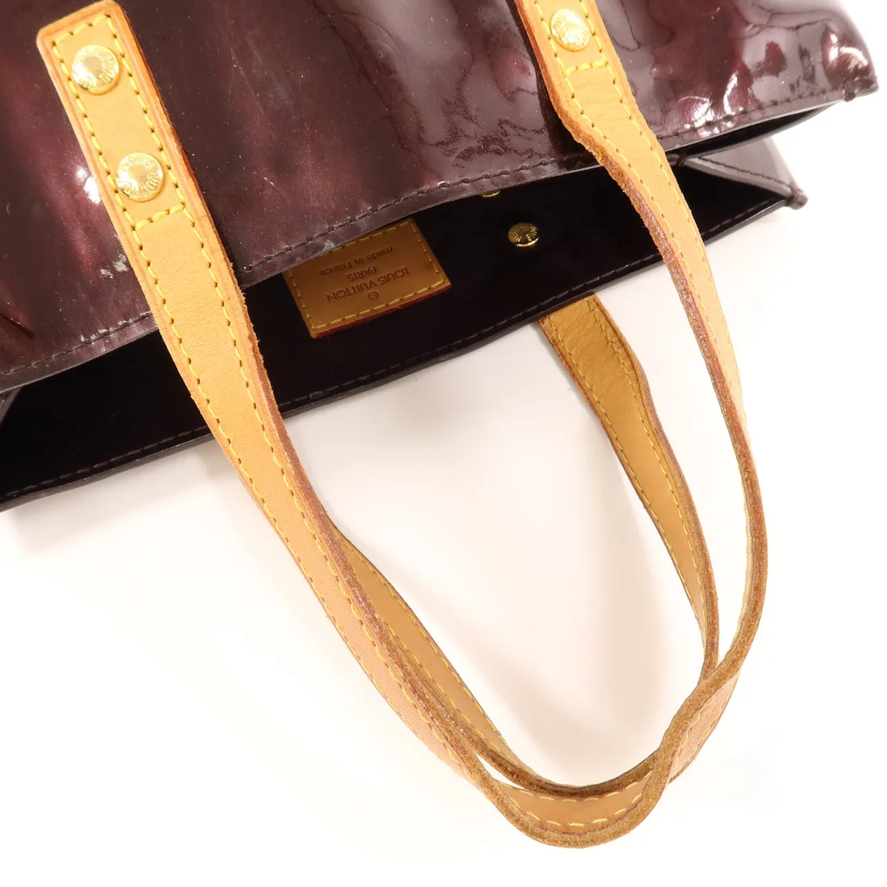 LOUIS VUITTON M91993 Handbag Leather 紅色 / Red Leather Rank B - Thumbnail 8