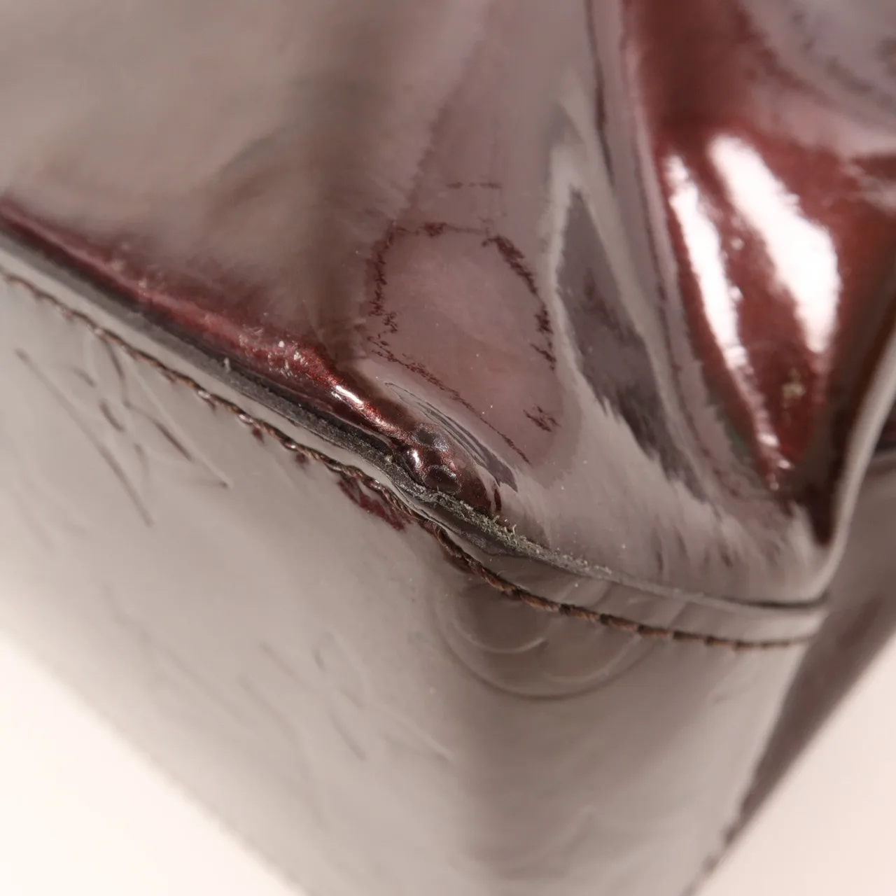 LOUIS VUITTON M91993 Handbag Leather 紅色 / Red Leather Rank B - Thumbnail 9