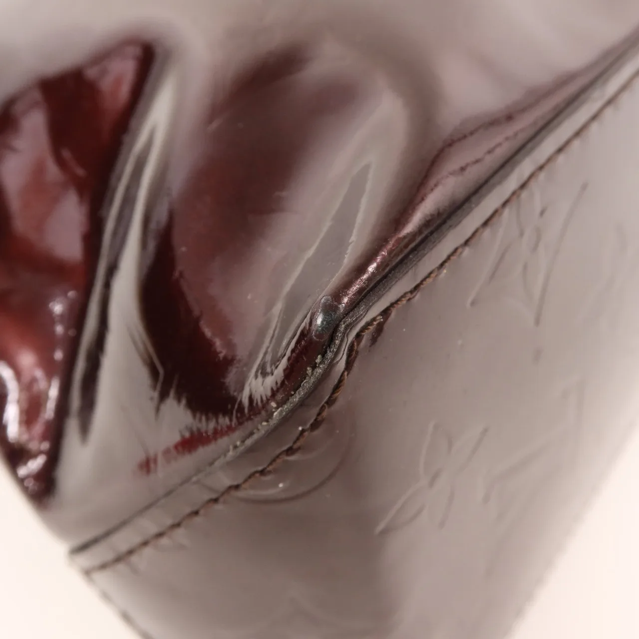 LOUIS VUITTON M91993 Handbag Leather 紅色 / Red Leather Rank B - Thumbnail 10