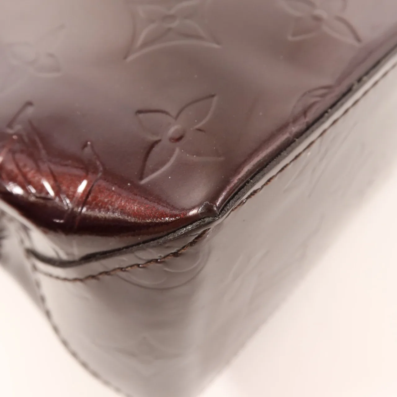 LOUIS VUITTON M91993 Handbag Leather 紅色 / Red Leather Rank B - Thumbnail 12