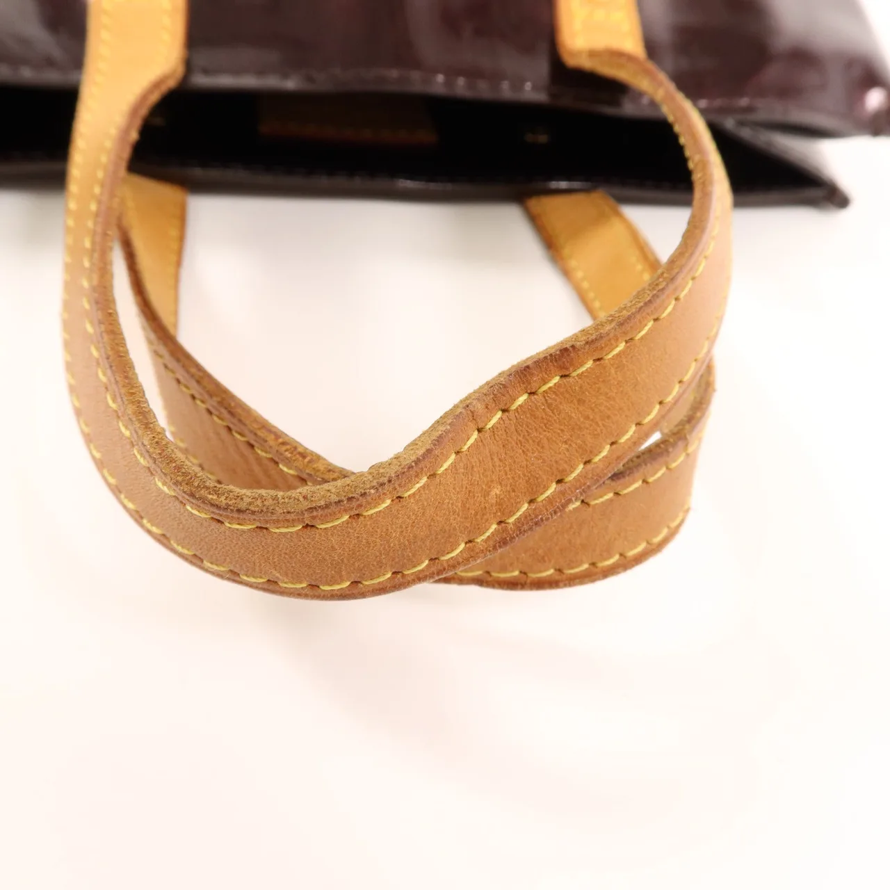 LOUIS VUITTON M91993 Handbag Leather 紅色 / Red Leather Rank B - Thumbnail 13