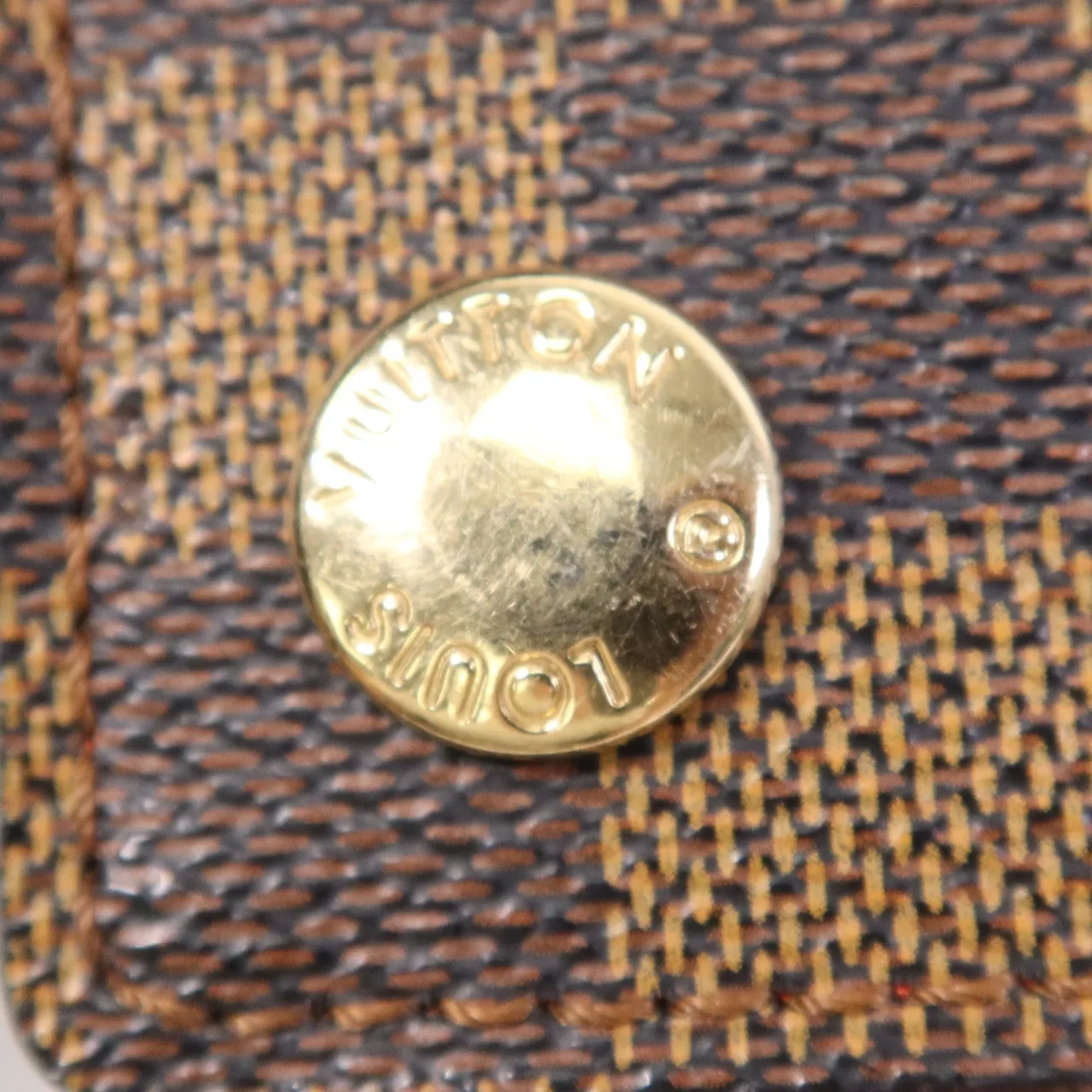 LOUIS VUITTON Portobello N45271 Shoulder Bag Coated Canvas 棕色 Coated Canvas Rank B - Thumbnail 10