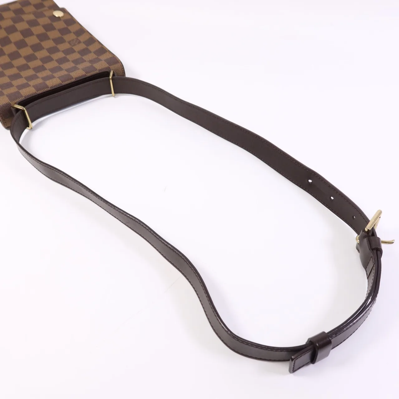 LOUIS VUITTON Portobello N45271 Shoulder Bag Coated Canvas 棕色 Coated Canvas Rank B - Thumbnail 11