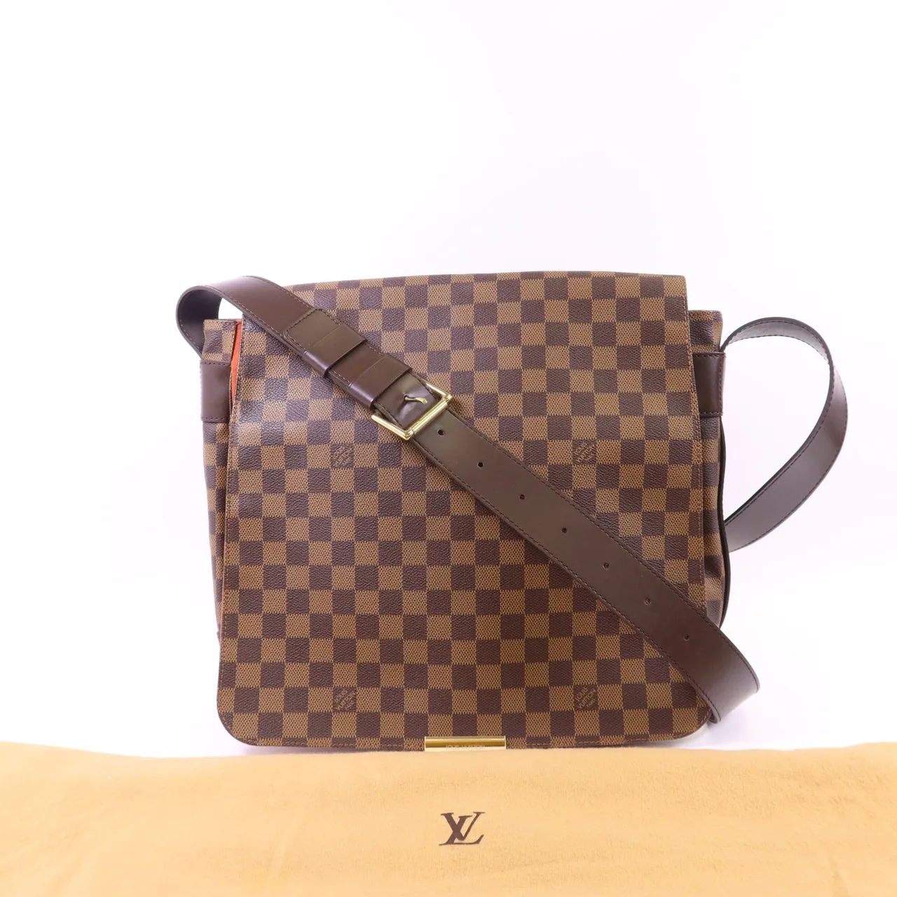 LOUIS VUITTON Bastille N45258 Shoulder Bag Coated Canvas 棕色 Coated Canvas Rank B - Thumbnail 20