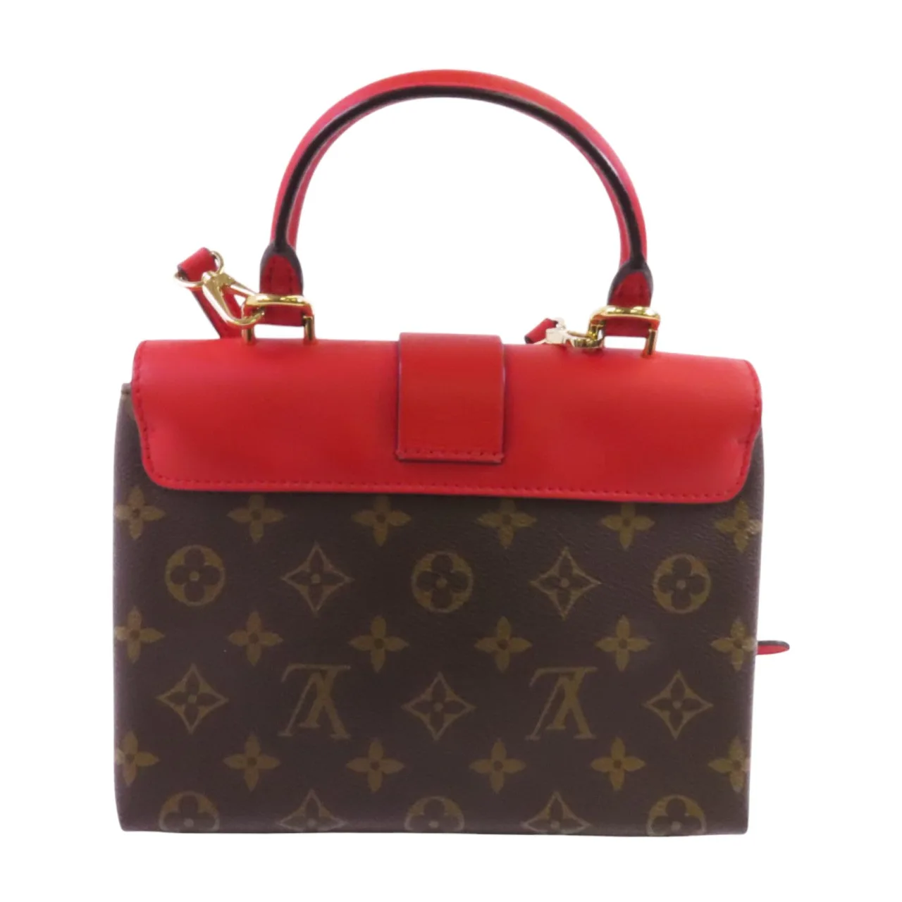 LOUIS VUITTON Locky M44322 2-Way Bag Coated Canvas 棕色 / 紅色 / Red Coated Canvas Rank A - Thumbnail 2