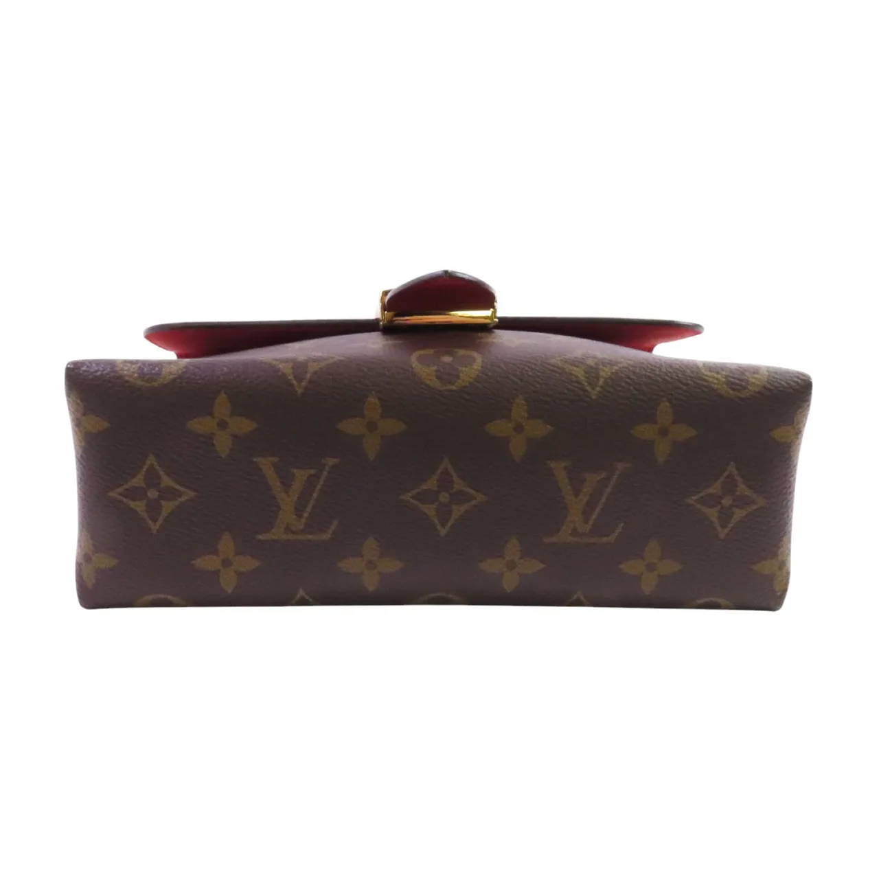 LOUIS VUITTON Locky M44322 2-Way Bag Coated Canvas 棕色 / 紅色 / Red Coated Canvas Rank A - Thumbnail 4