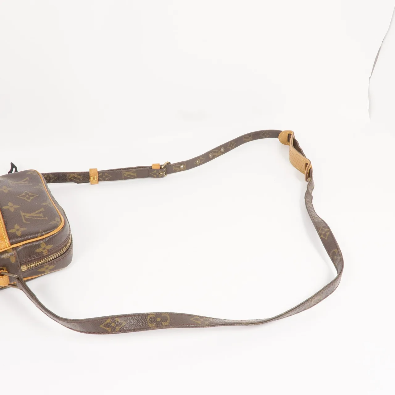 LOUIS VUITTON Danube M45266 肩背包 塗層帆布 棕色 / Brown 塗層帆布 中古品B - 縮圖 8