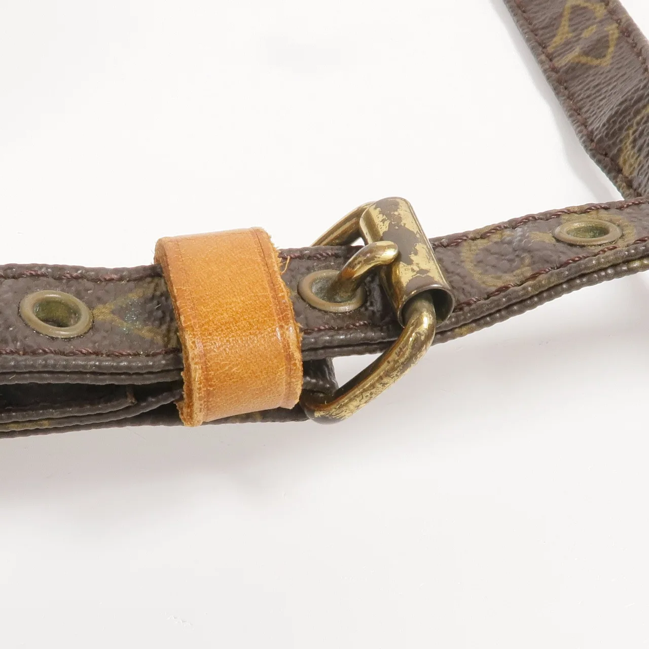 LOUIS VUITTON Danube M45266 肩背包 塗層帆布 棕色 / Brown 塗層帆布 中古品B - 縮圖 14