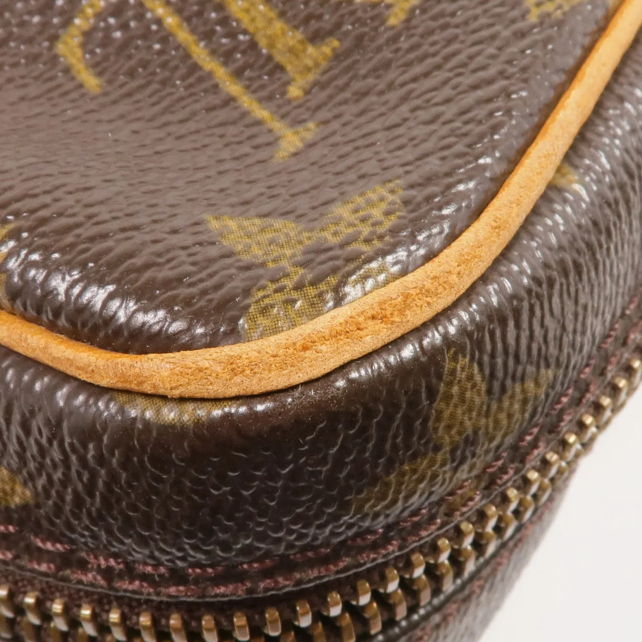 LOUIS VUITTON Danube M45266 肩背包 塗層帆布 棕色 / Brown 塗層帆布 中古品B - 縮圖 17