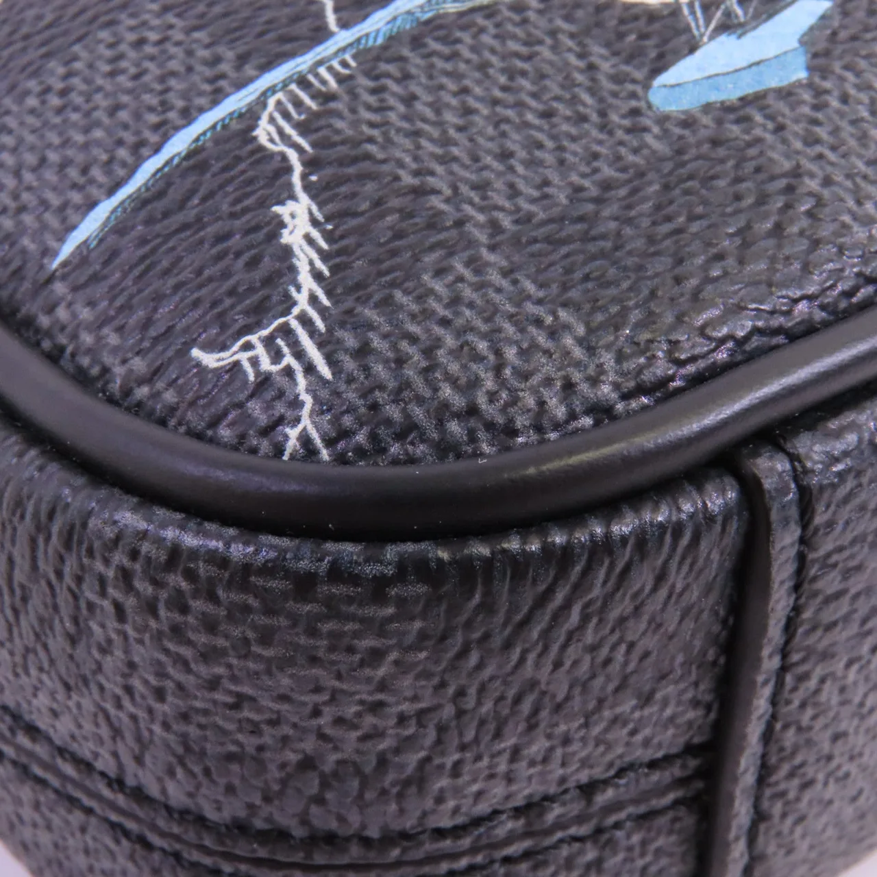 LOUIS VUITTON Danube Slim N40239 肩背包 塗層帆布 黑色 塗層帆布 中古品A - 縮圖 10