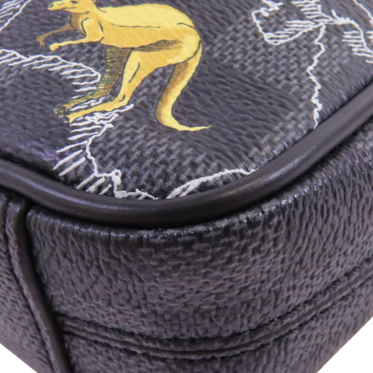 LOUIS VUITTON Danube Slim N40239 肩背包 塗層帆布 黑色 塗層帆布 中古品A - 縮圖 13